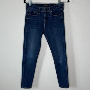 Banana Republic Mid-Rise Skinny Stretch Dark Wash Classic 5 Pocket Jean Size 27